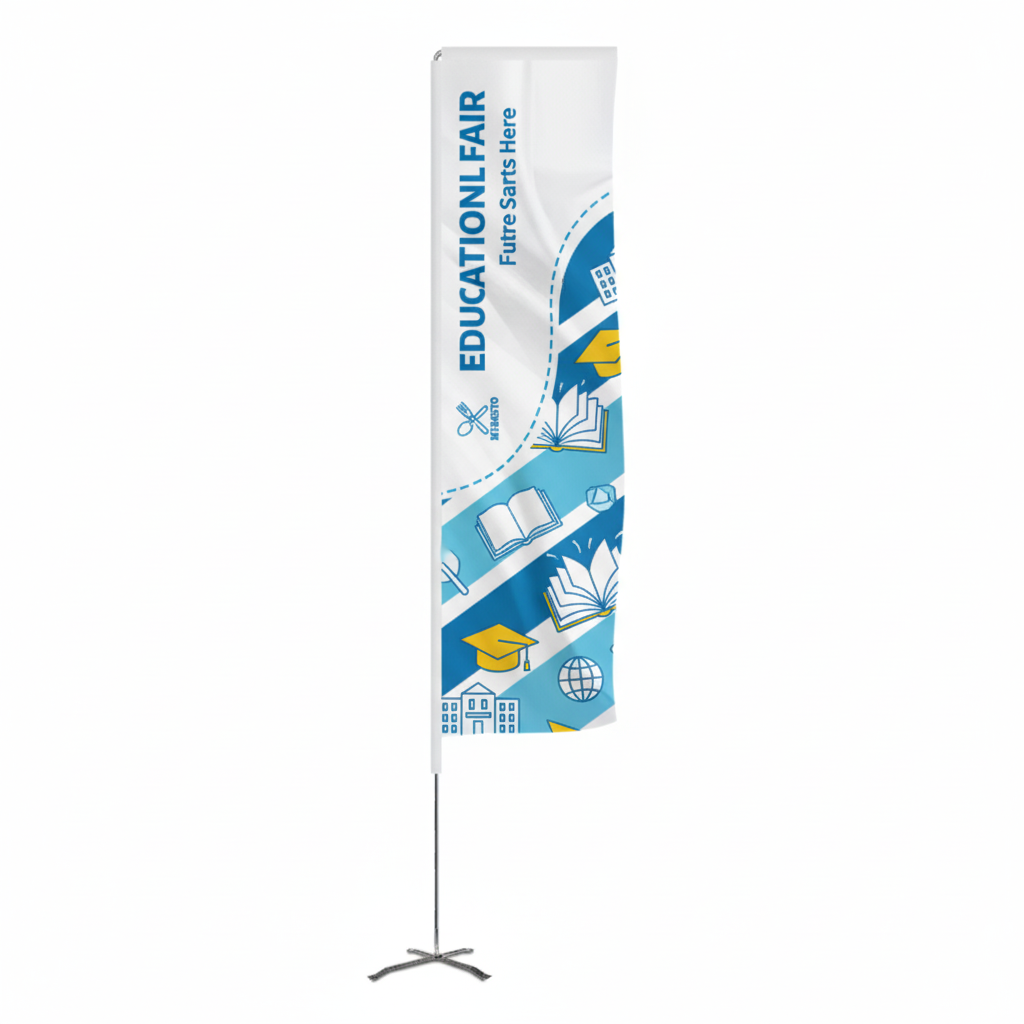 13 Foot Rectangle Wingz Advertising Flag