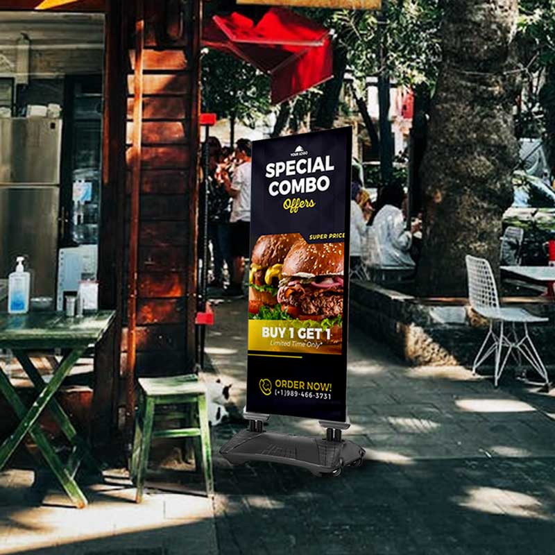 Sp-60 Water-Based Outdoor Sidewalk Sign Stand - Double Side
