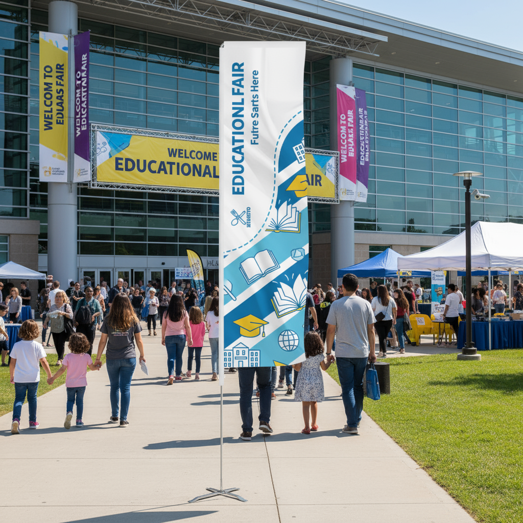 13 Foot Rectangle Wingz Advertising Flag