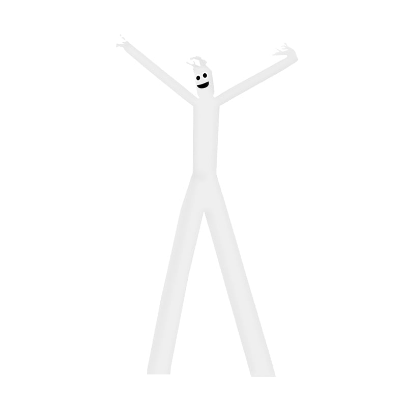 Wacky Man Double Leg Inflatable Air Dancer without blower