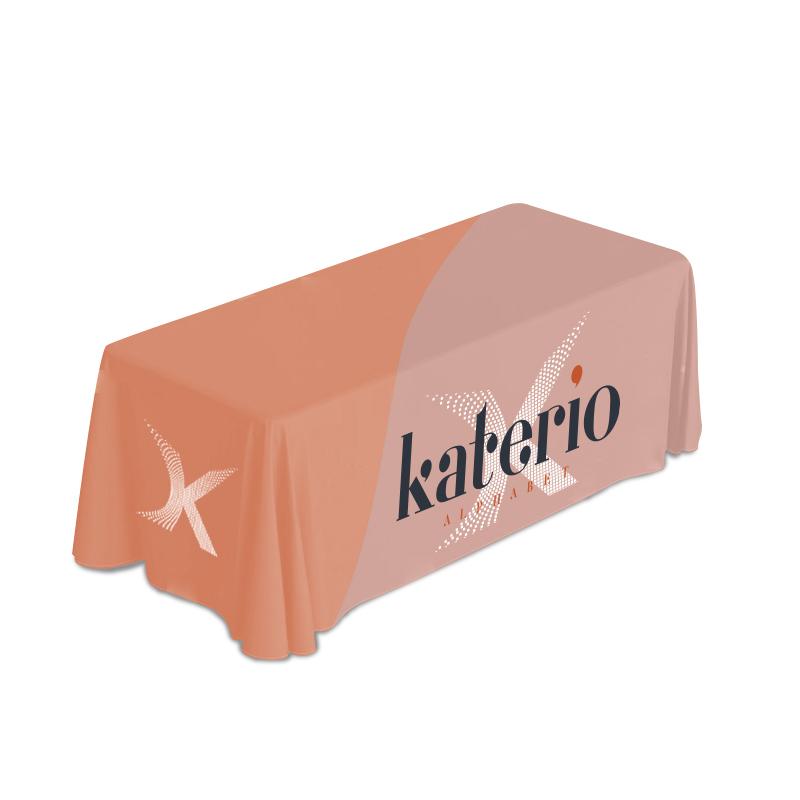 Anti-Bacterial 8 Foot Table Cloth Left View