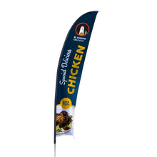 Load image into Gallery viewer, 15 Foot Feather Flag Banner For Restaurant
