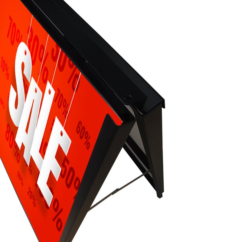 Top Loader A Frame Sidewalk Sign Graphic Insert