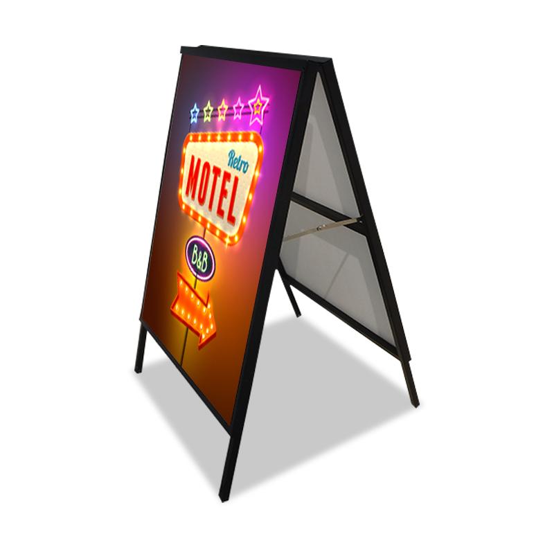 Top Loader A Frame Sidewalk Sign Right Side