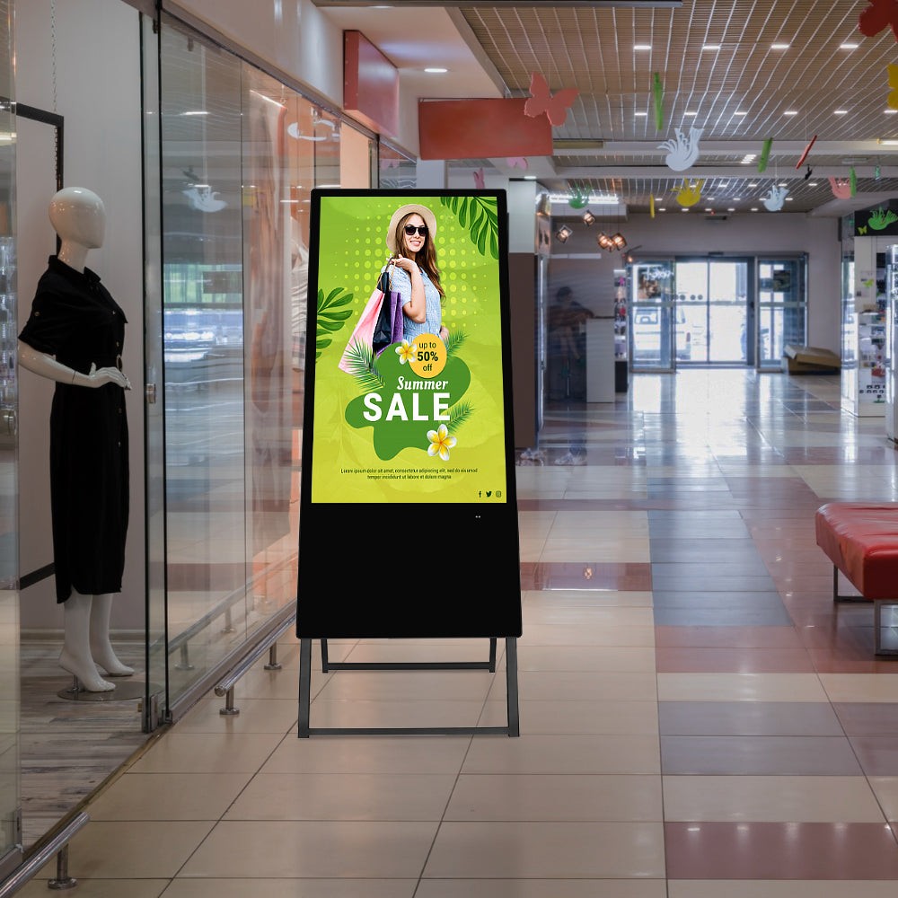 Indoor A-Frame Digital Kiosk