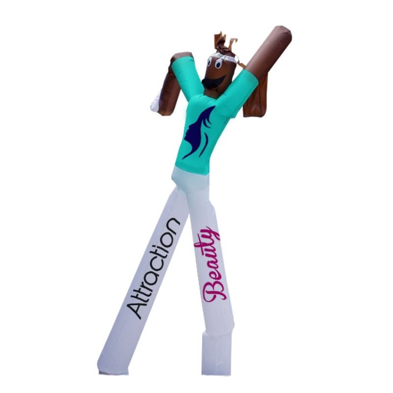 Wacky Man Inflatable Air Dancer Double Leg 25 feet (Custom Print)