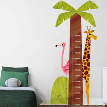 Load image into Gallery viewer, Kids Height Chart Wall Sticker, Growth Chart Ruler, Giraffe Wall Stickers Wall Decal
