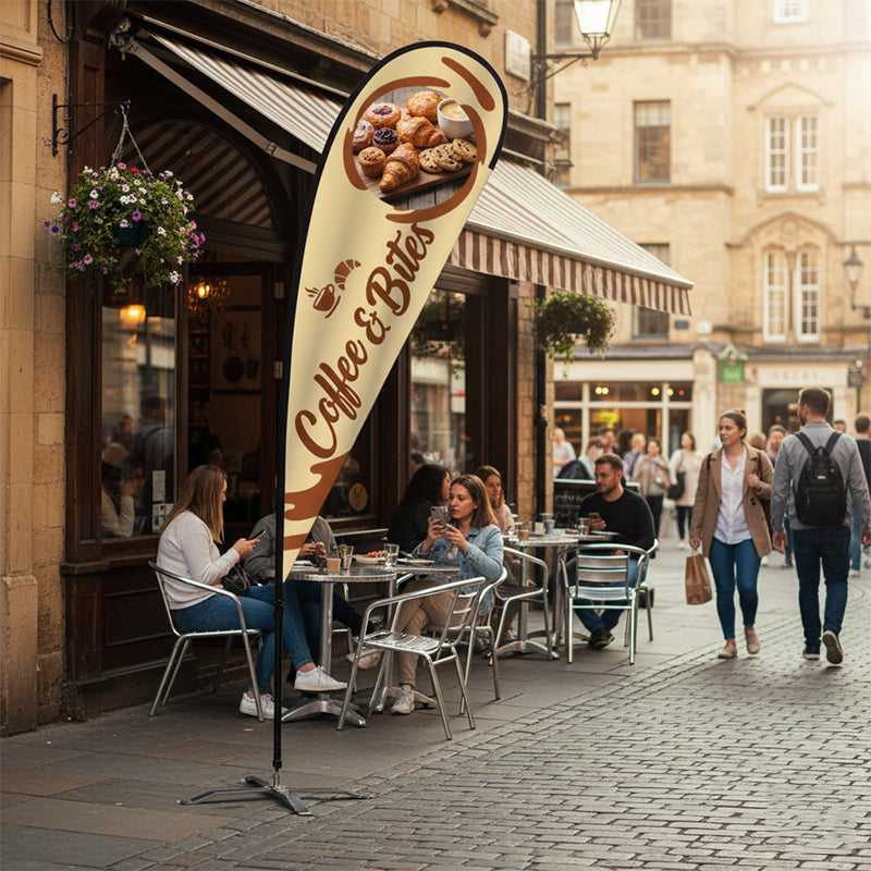 15 Foot Teardrop Wingz Advertising Flag