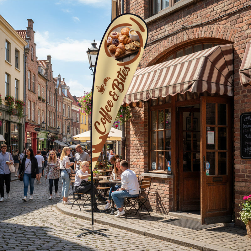 15 Foot Teardrop Wingz Advertising Flag
