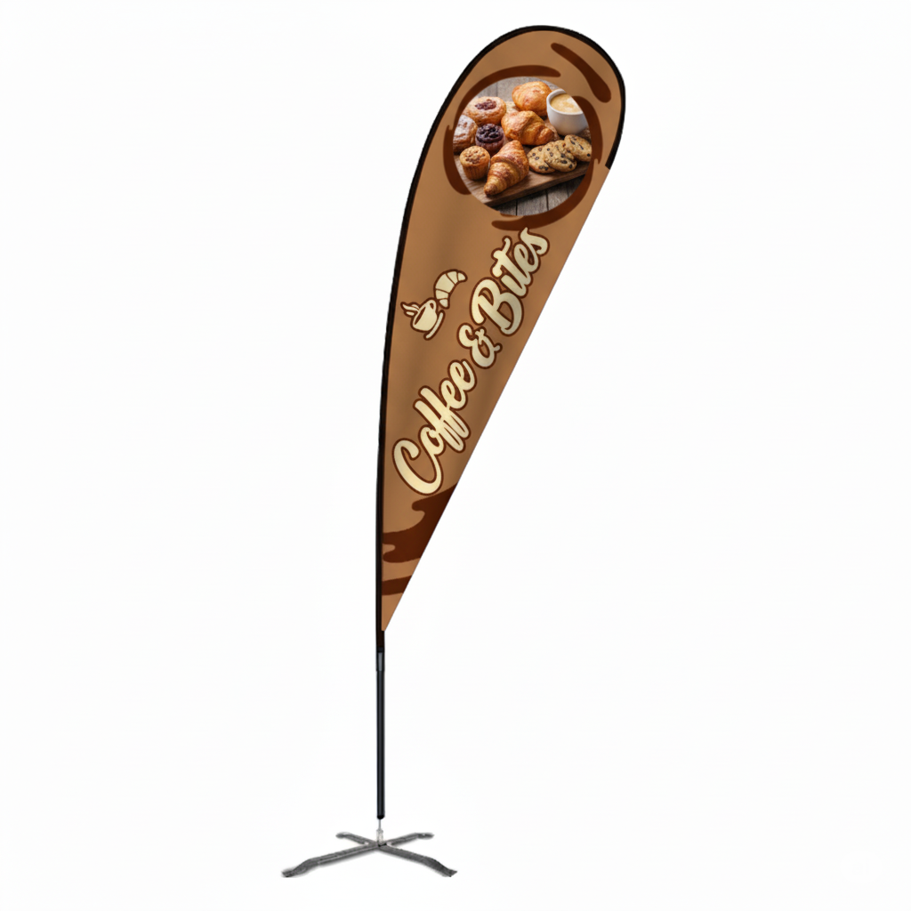 15 Foot Teardrop Wingz Advertising Flag