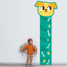 Load image into Gallery viewer, Kids Height Chart, Dog Theme Wall Sticker, Kids Room Growth Chart Wall Mural For Children
