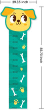 Load image into Gallery viewer, Kids Height Chart, Dog Theme Wall Sticker, Kids Room Growth Chart Wall Mural For Children
