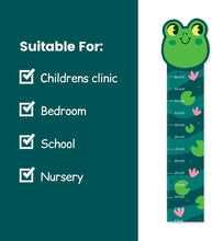 Load image into Gallery viewer, Kids Height Chart, Frog Theme Wall Sticker, Nursery Wall Art Sticker, Kids Room Growth Chart
