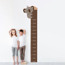 Load image into Gallery viewer, Kids Height Chart, Hanging Koala Wall Sticker, Animal Wall Decal, Nursery Wall Art Sticker
