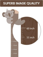 Load image into Gallery viewer, Kids Height Chart, Hanging Koala Wall Sticker, Animal Wall Decal, Nursery Wall Art Sticker
