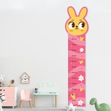 Load image into Gallery viewer, Kids Height Chart, Rabbit Theme Wall Sticker, Animal Wall Decal, Kids Room Growth Chart
