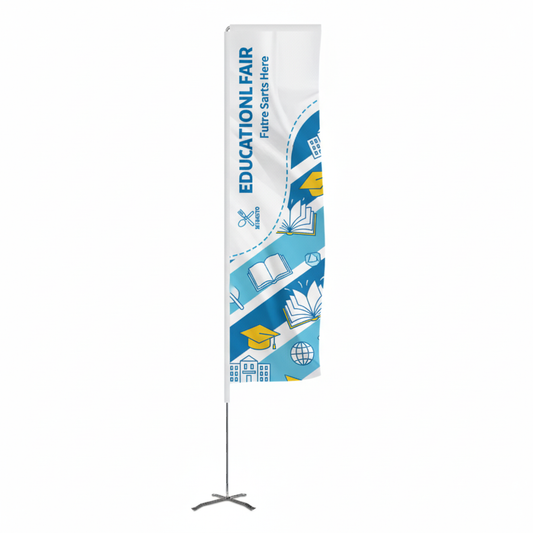 13 Foot Rectangle Wingz Advertising Flag