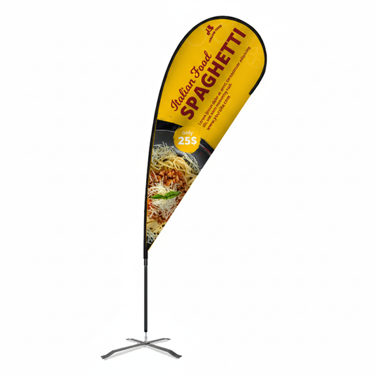 12.5 Foot Teardrop Wingz Advertising Flag
