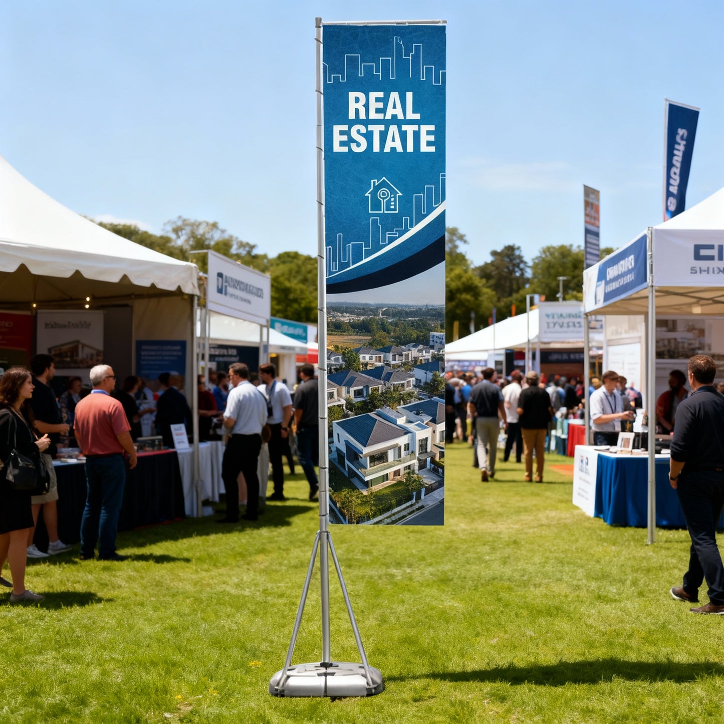 Oversized Wingz Advertising Giant Flag