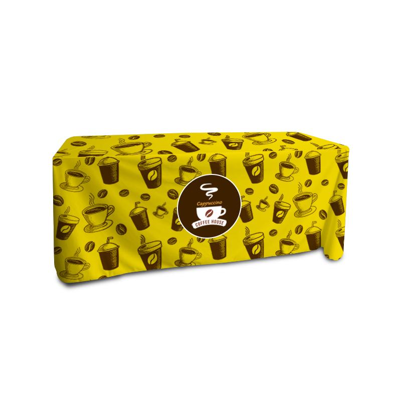 8 Feet Event Table Cover Top View