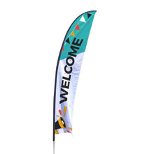 Load image into Gallery viewer, 15 Foot Feather Flag Fluttering Banner 
