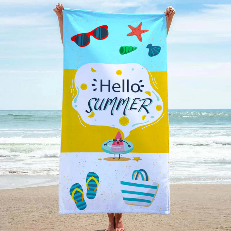 Beach Towels - Polyester Microfiber (Custom Printed)